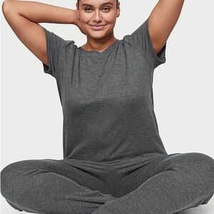 Victoria’s Secret Glow Waffle Jogger Lounge Pajama Set S